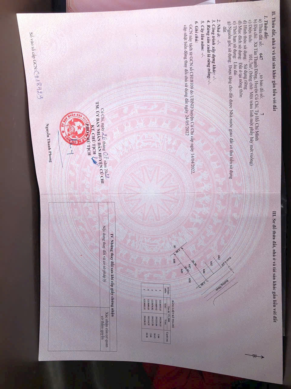 Nền 100m2 mặt tiền đường nhựa 129, xã Tân Thạnh Đông, Củ Chi giá 2,6 tỷ Nền 100m2 mặt tiền đường nhựa 129, xã Tân Thạnh Đông, Củ Chi giá 2,6 tỷ