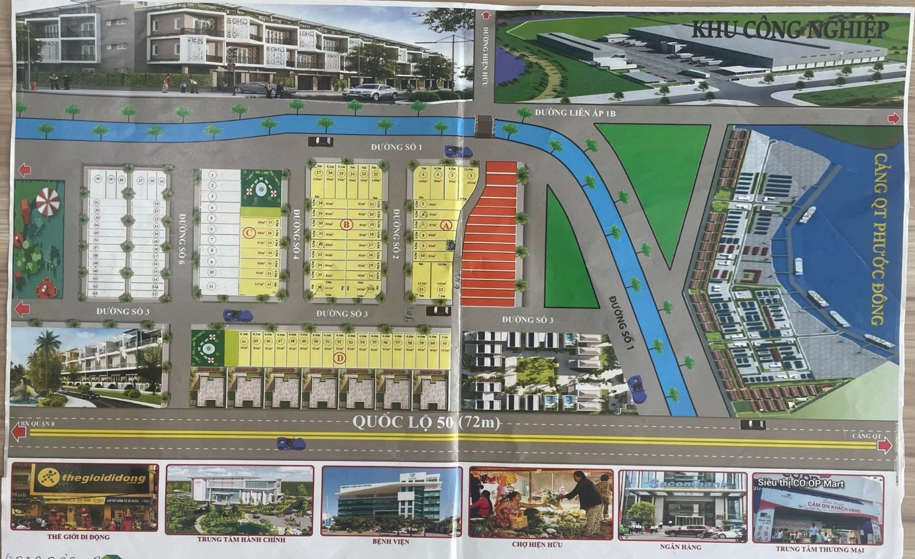 Đất nền kdc Phước Đông garden 89m2 view công viên xả lỗ gấp 730tr