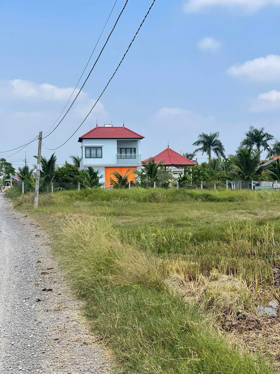 Đất thổ mt xe tải view kênh 483m2 xã Tân Lân giá bao rẻ đầu tư chỉ 1 tỏi 350tr