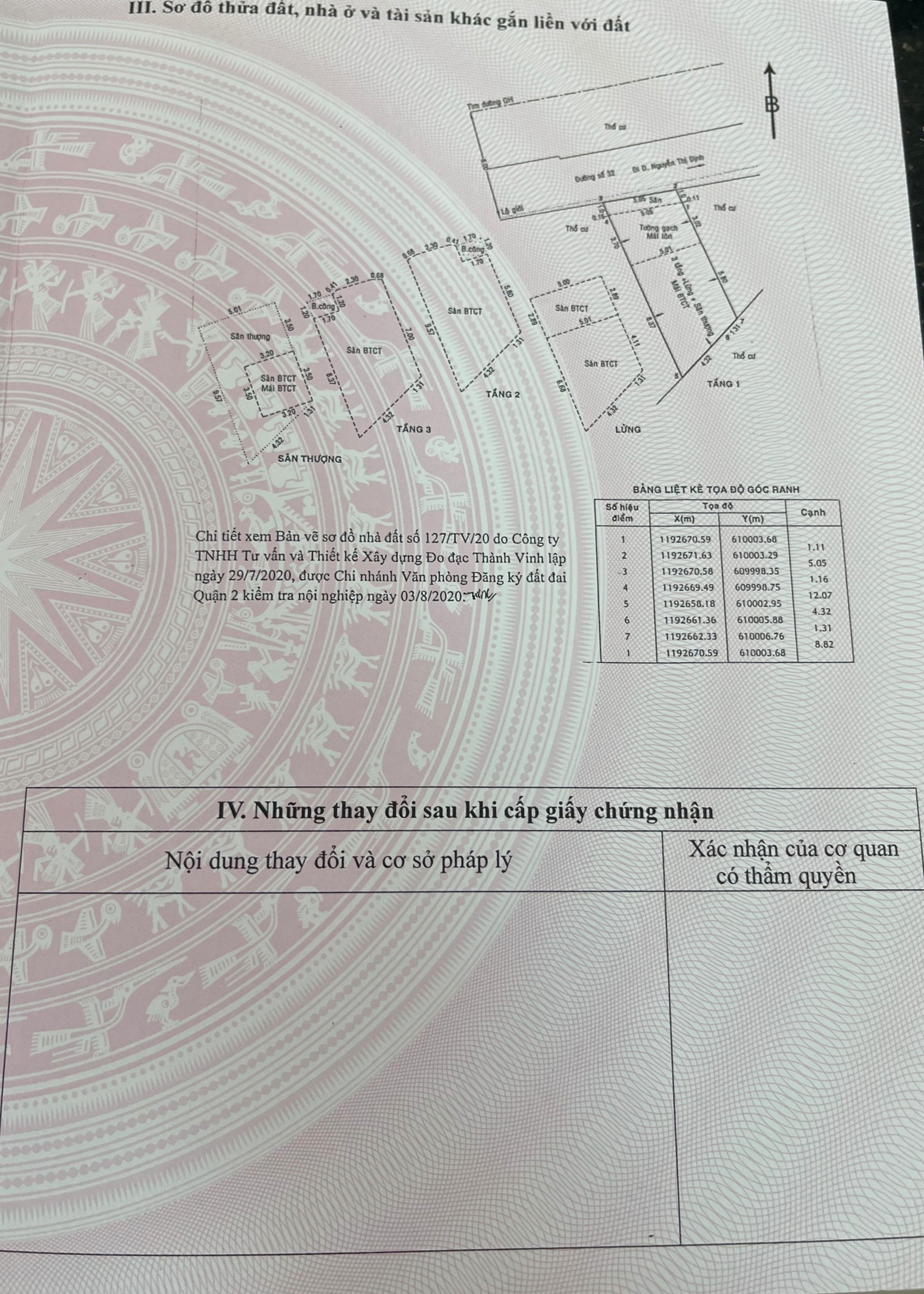 Bán nhà mặt tiền đường 32 Thạnh Mỹ Lợi Quận 2 giá 9 tỷ