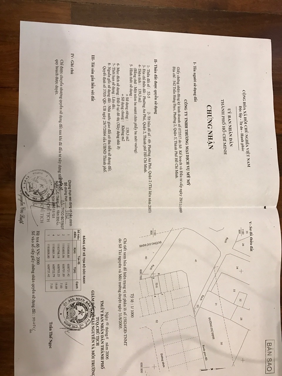 Bán đất mặt tiền  đường Nguyễn Hoàng phường An Phú Tp Thủ Đức giá 48,7 tỷ