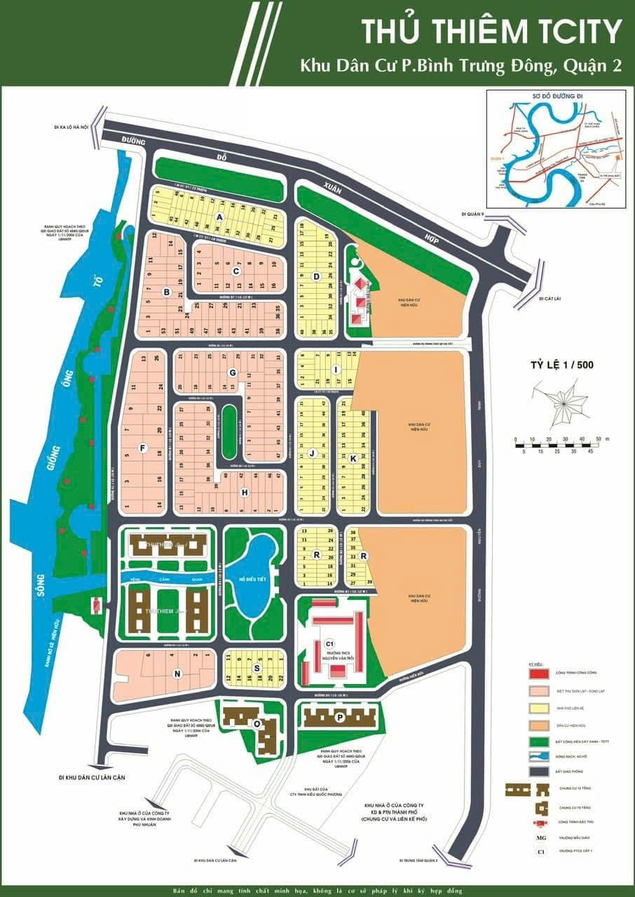 Bán đất đường 53 Bình Trưng Đông Quận 2 giá 35,6 tỷ