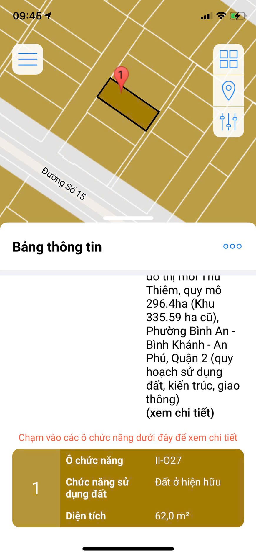 Bán đất đường 15 phường An Khánh Quận 2 giá 12,5 tỷ