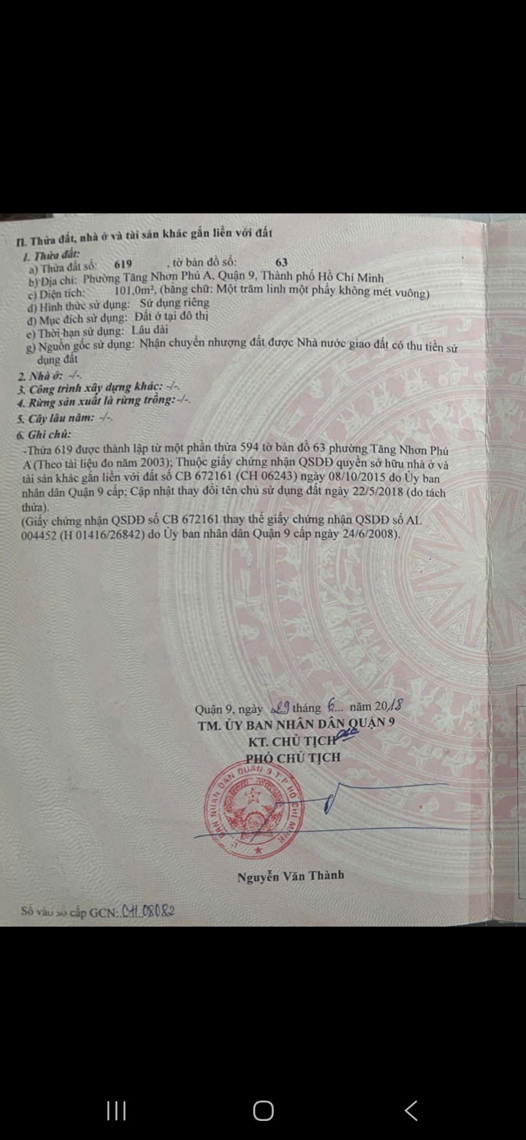 Bán đất hẻm 3 đường 182 Quận 9 giá 6,8 tỷ Bán đất hẻm 3 đường 182 Quận 9 giá 6,8 tỷ