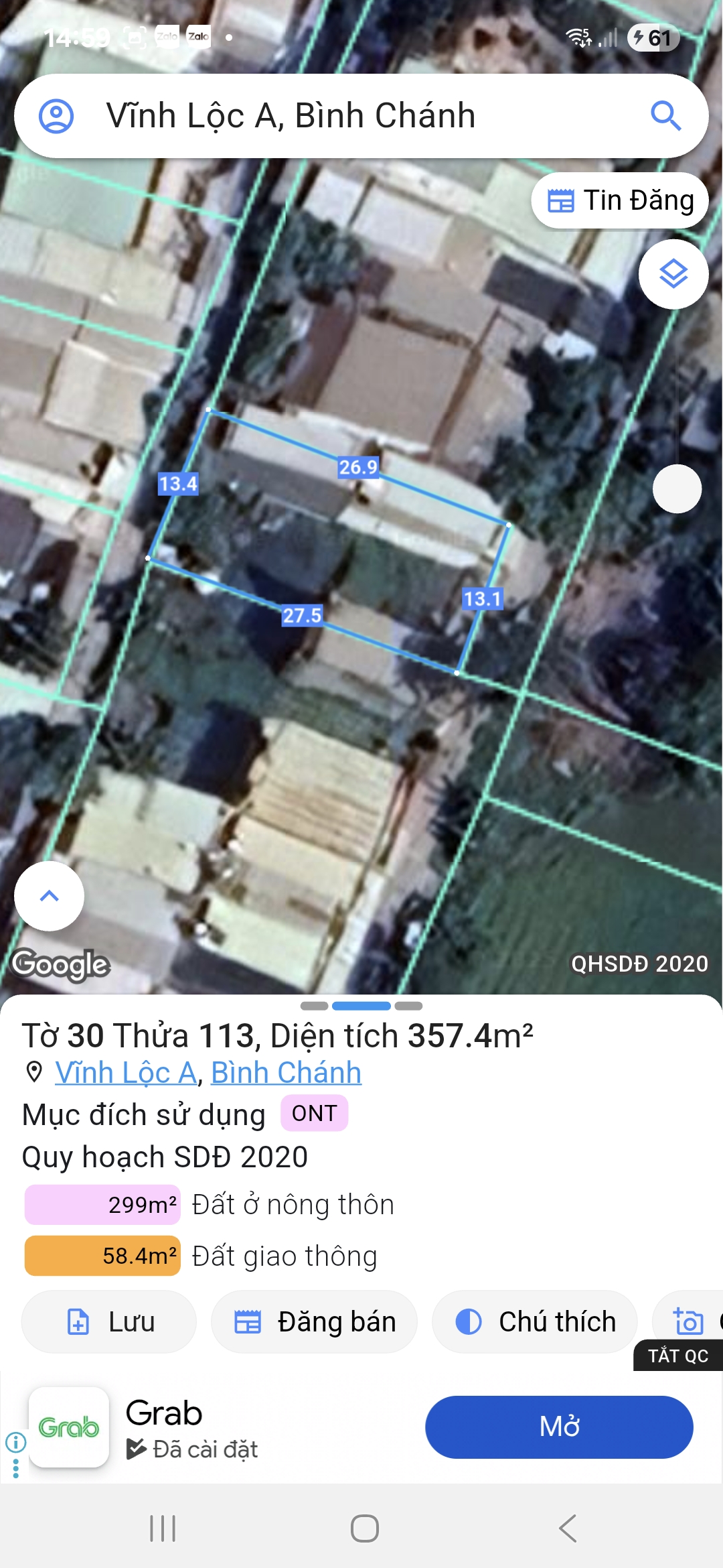 Bán đất 2 mặt hẻm ô tô đường Thới Hòa Vĩnh Lộc A Bình Chánh giá 9 tỷ