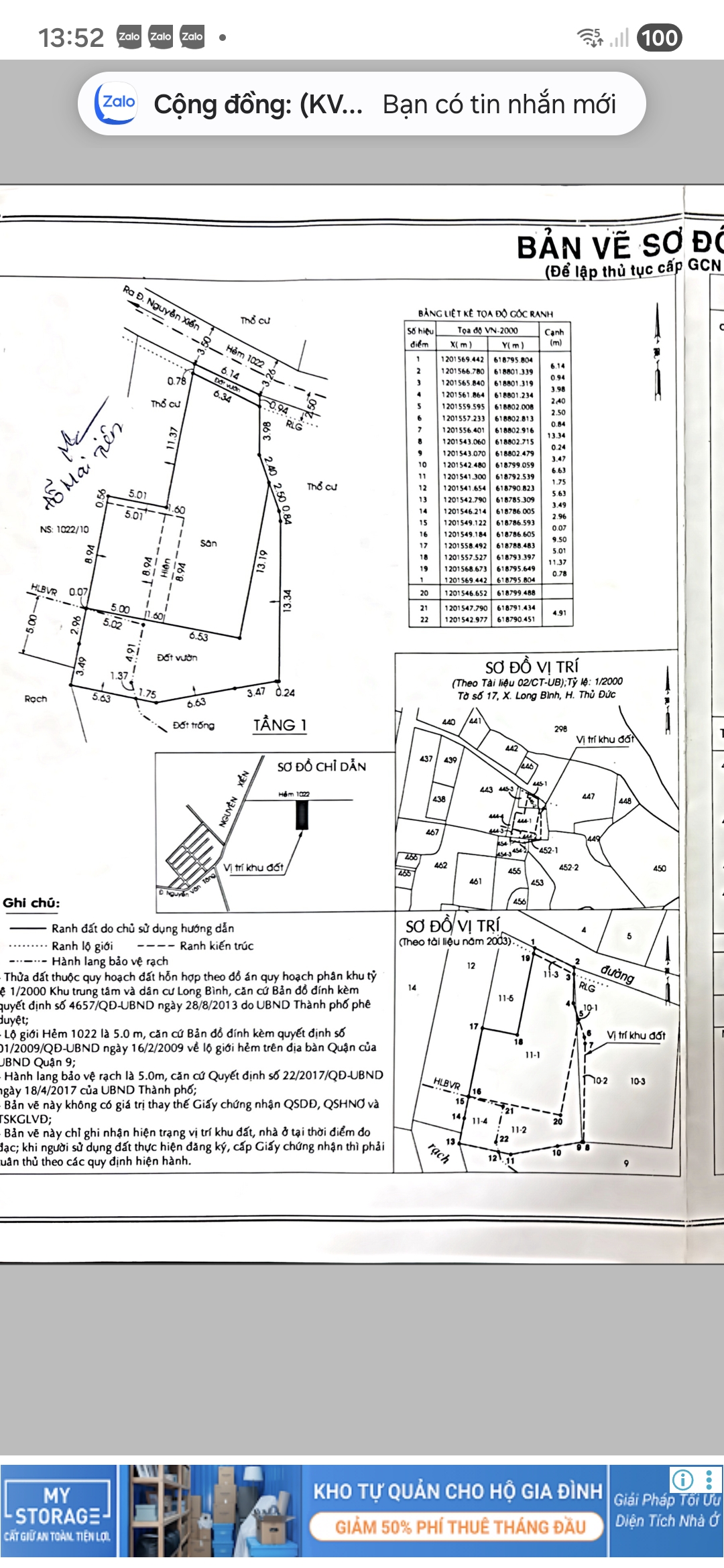 Bán đất hẻm ô tô đường Nguyễn Xiển Quận 9 giá 12 tỷ
