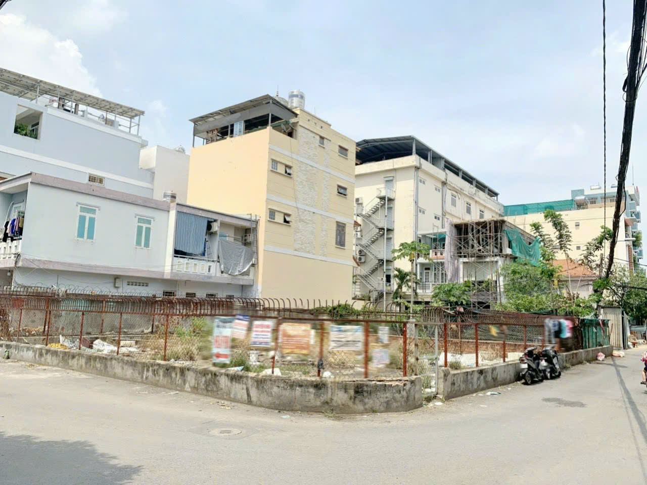 đất 14x18m góc 2 mt 793/58 khu kiều đàm phường tân hưng Q7+