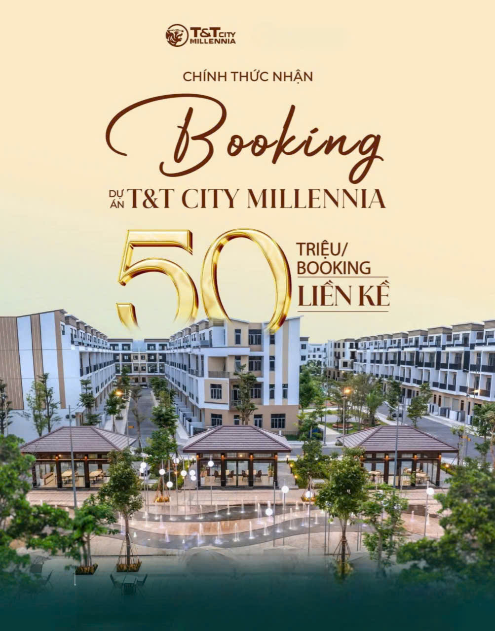 Nhận booking bán đợt 2 dự án T&T City Millennia Thiên Niên Kỷ Nhận booking bán đợt 2 dự án T&T City Millennia Thiên Niên Kỷ