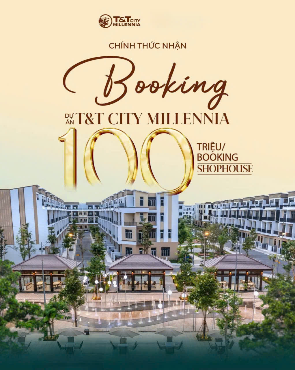 Nhận booking bán đợt 2 dự án T&T City Millennia Thiên Niên Kỷ Nhận booking bán đợt 2 dự án T&T City Millennia Thiên Niên Kỷ