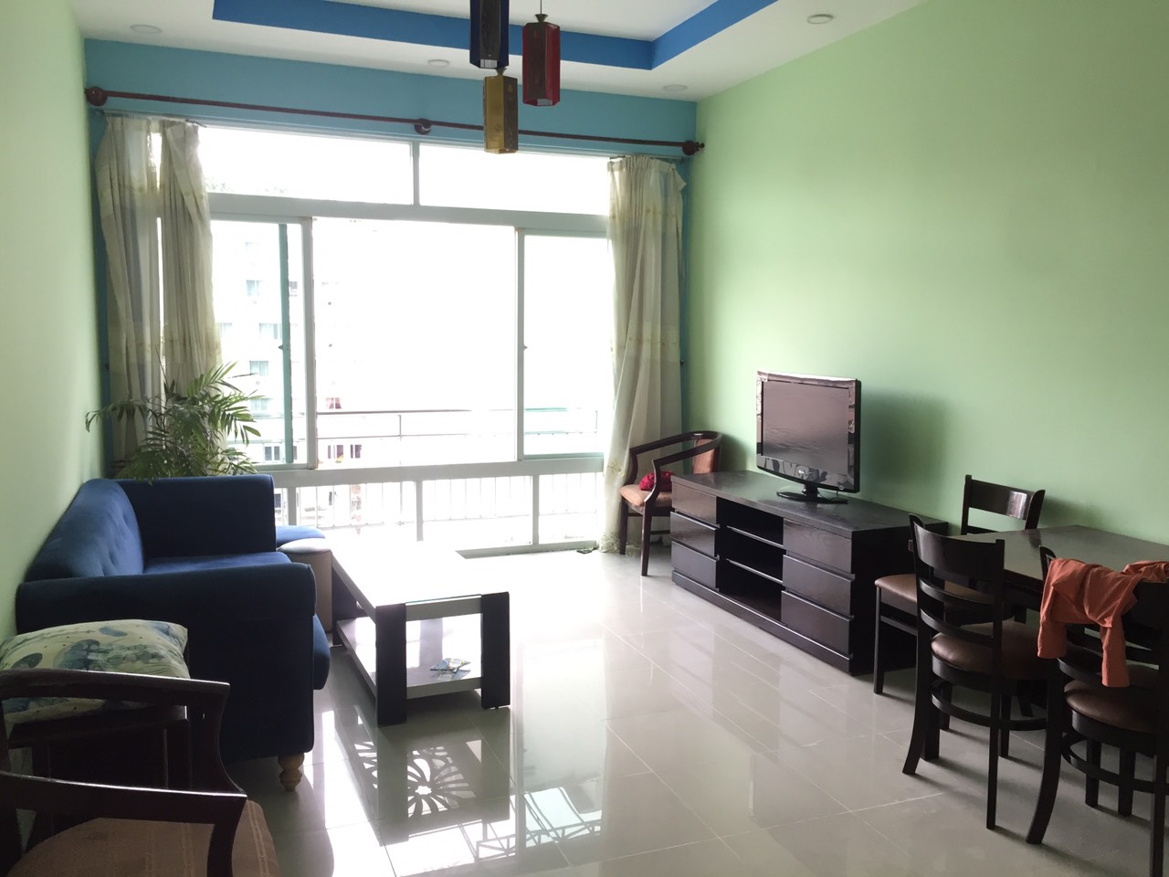 Cần cho thuê Căn hộ Tản Đà court Quận 5, Dt : 101 m2, 3PN, 2WC, Giá : 14 tr/th,