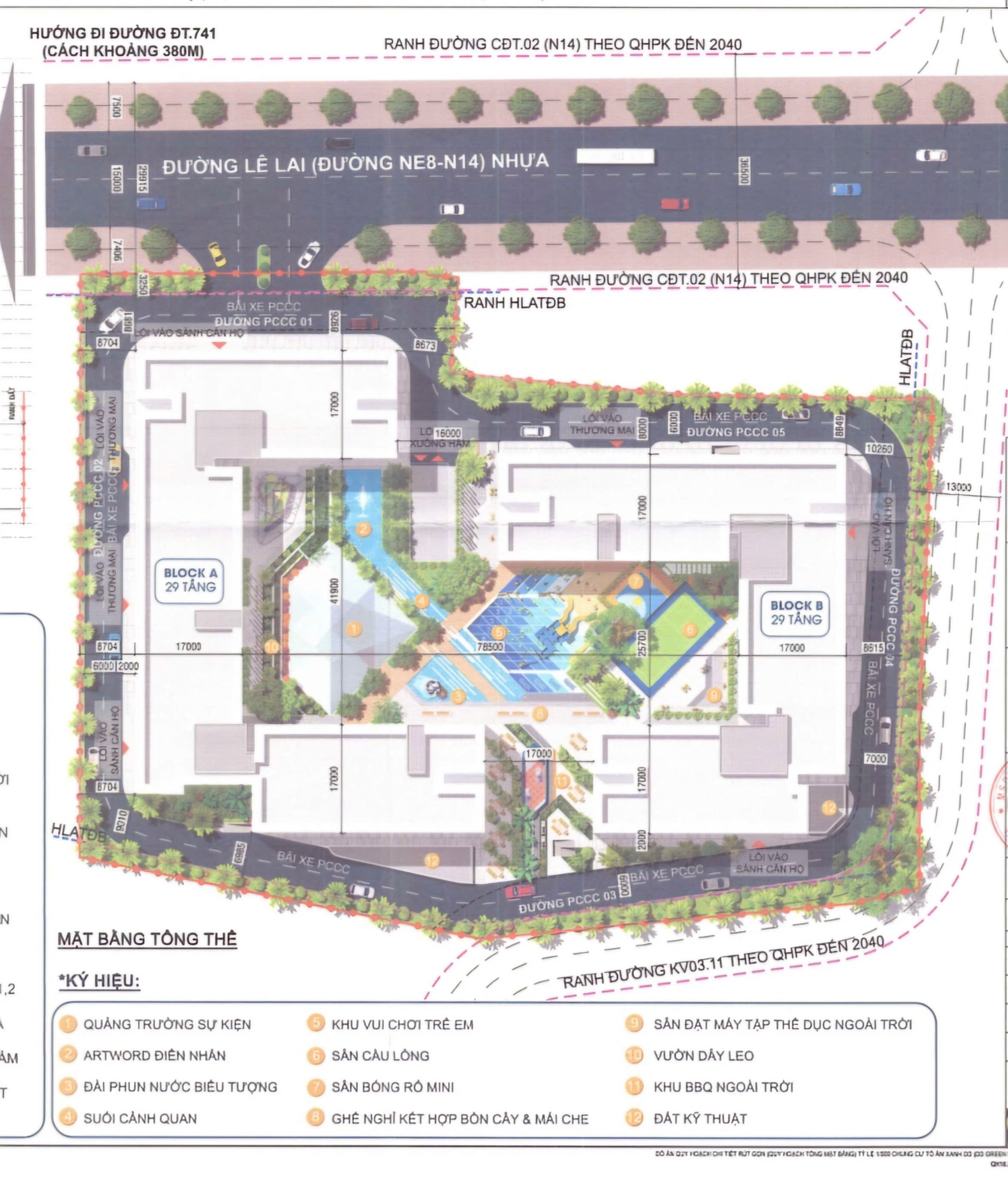 Chuyển nhượng dự án căn hộ mặt tiền đường Lê Lai, TP Mới Bình Dương, hoàn thiện pháp lý