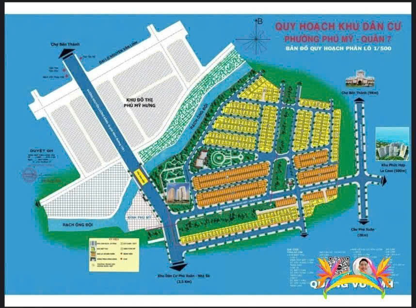 Giảm mạnh bán gấp lô đất dự án VPH Phú Mỹ Q 7. 6*21 chỉ 16,5 tỷ rẻ nhất khu.