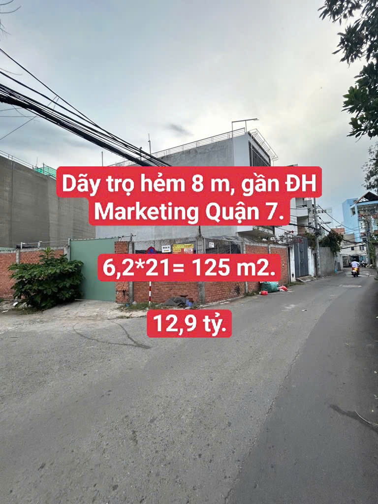 Dãy trọ đường 8 m, Tân Thuận Tây Quận 7. 6,2*21, 12 tỷ. Dãy trọ đường 8 m, Tân Thuận Tây Quận 7. 6,2*21, 12 tỷ.