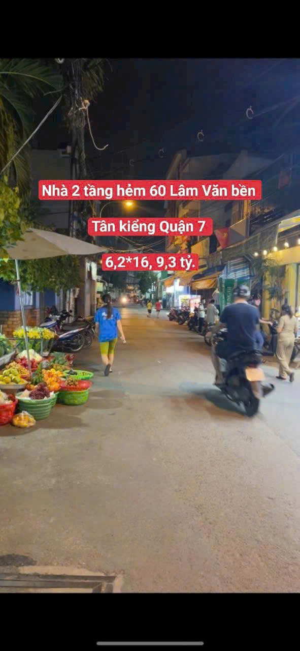 Nhà 2 tầng hẻm 60 Lâm Văn Bền, Tân kiểng Quận 7. 6,2*16, 9,3 tỷ. Nhà 2 tầng hẻm 60 Lâm Văn Bền, Tân kiểng Quận 7. 6,2*16, 9,3 tỷ.