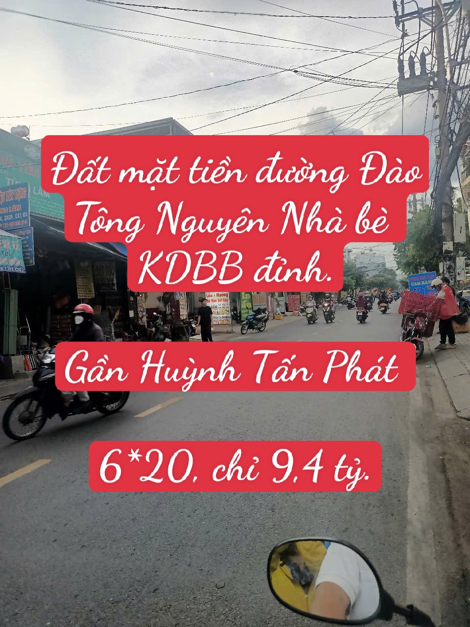 Mặt tiền đường Đào Tông Nguyên Nhà bè, KDBB đỉnh. 6*20 chỉ 9,4 tỷ. Gần Huỳnh Tấn Phát. Mặt tiền đường Đào Tông Nguyên Nhà bè, KDBB đỉnh. 6*20 chỉ 9,4 tỷ. Gần Huỳnh Tấn Phát.