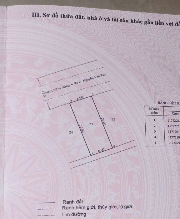 Đất đường 12m Long thới Nhà bè. 8m*20m= 160 m2 thổ cư chỉ 4,9 tỷ.