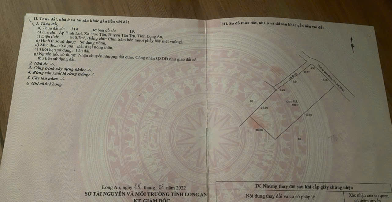 12x50 thổ cư 2MT đường bê tông 3m