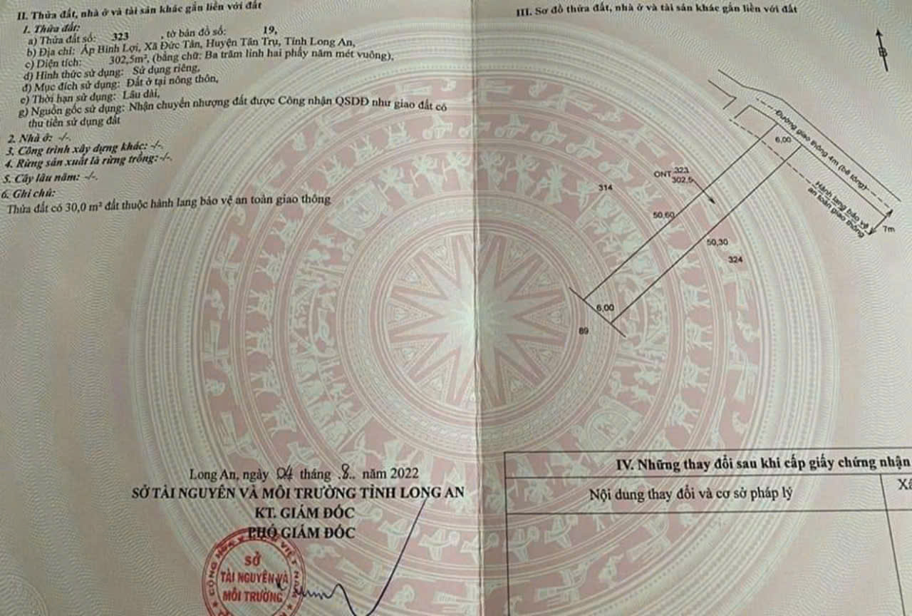 12x50 thổ cư 2MT đường bê tông 3m