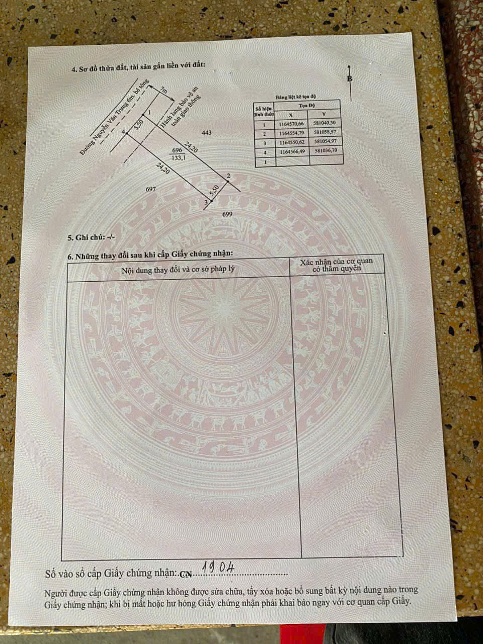 5.5x24 thổ cư đường bê tog 5m Tại Bình Tịnh Tân Trụ Gía 620tr tl 5.5x24 thổ cư đường bê tog 5m Tại Bình Tịnh Tân Trụ Gía 620tr tl
