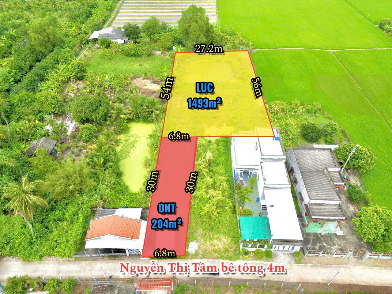 mặt đường Nguyễn Thị Tầm cách 833 ( chợ Binh lãng 450m)
