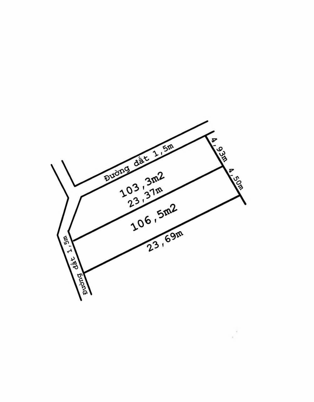 Bán đất thổ cư 9.43x23.6( 209.8m2) cách nhựa Nguyễn Thị Lầu 50M GIÁ 599tr Bán đất thổ cư 9.43x23.6( 209.8m2) cách nhựa Nguyễn Thị Lầu 50M GIÁ 599tr