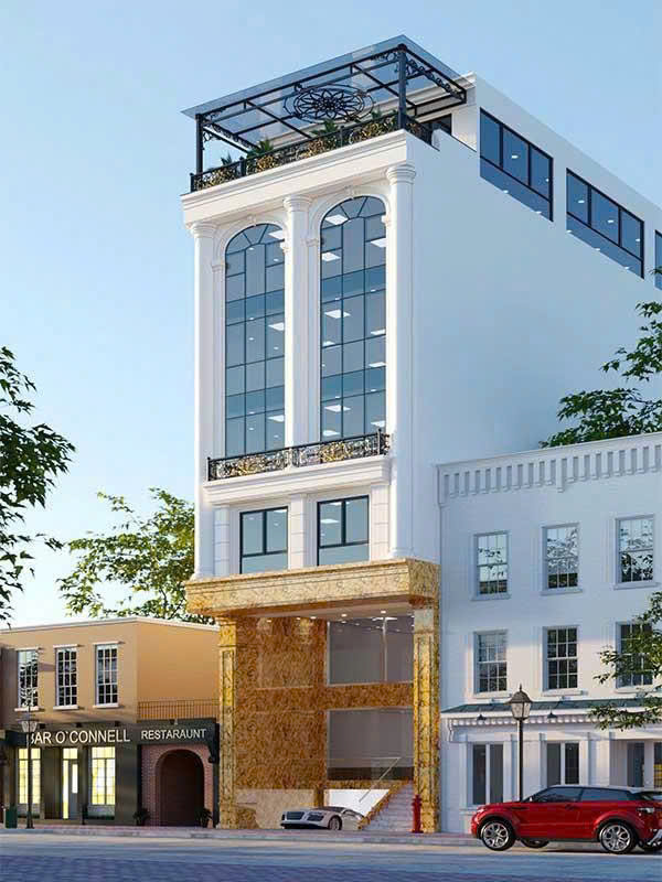 Bán Tòa Văn Phòng 8 Tầng Xây Mới Mặt Phố Lưu Quang Vũ. DT 116m2, MT 6.7m. Giá 116 TỶ