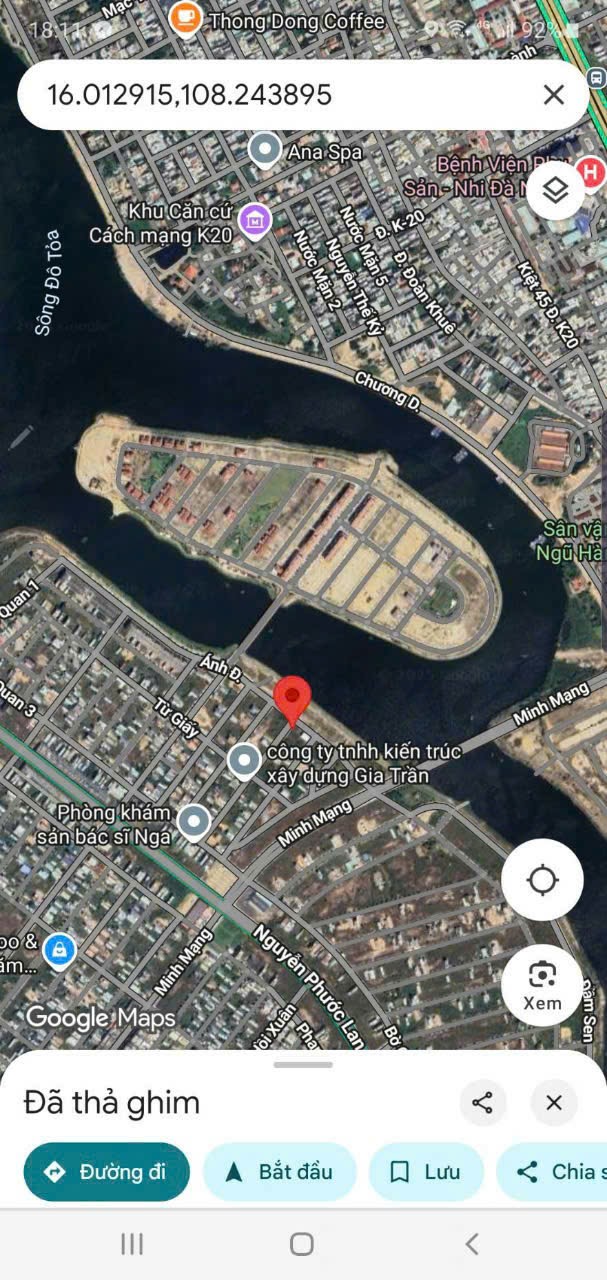 Lô đất biệt thự gần đường Minh Mạng, Q.Ngũ Hành Sơn, TP. Đà Nẵng Lô đất biệt thự gần đường Minh Mạng, Q.Ngũ Hành Sơn, TP. Đà Nẵng