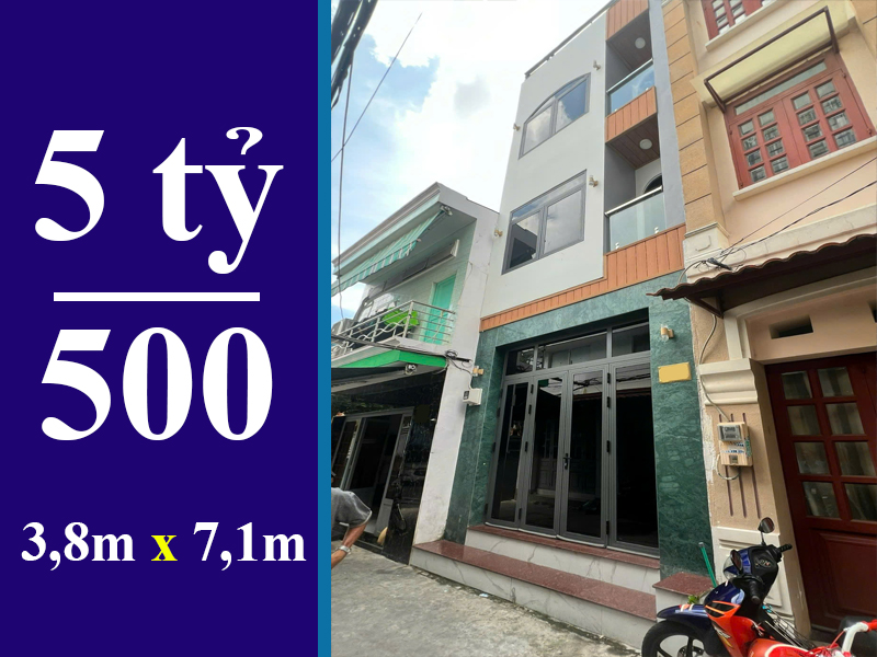 BÁN NHÀ 2 LẦU, PHƯỜNG TÂN QUY, QUẬN 7 - GIÁ 5,5 TỶ