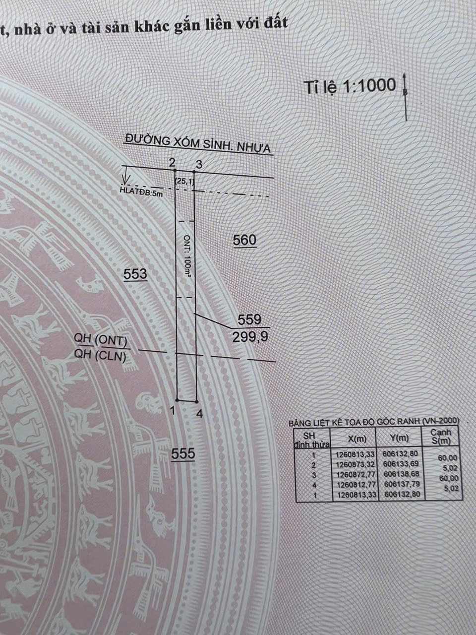 Đất Phú giáo bình dương giá từ 450tr-500tr . 250m2 (100m thổ cư)