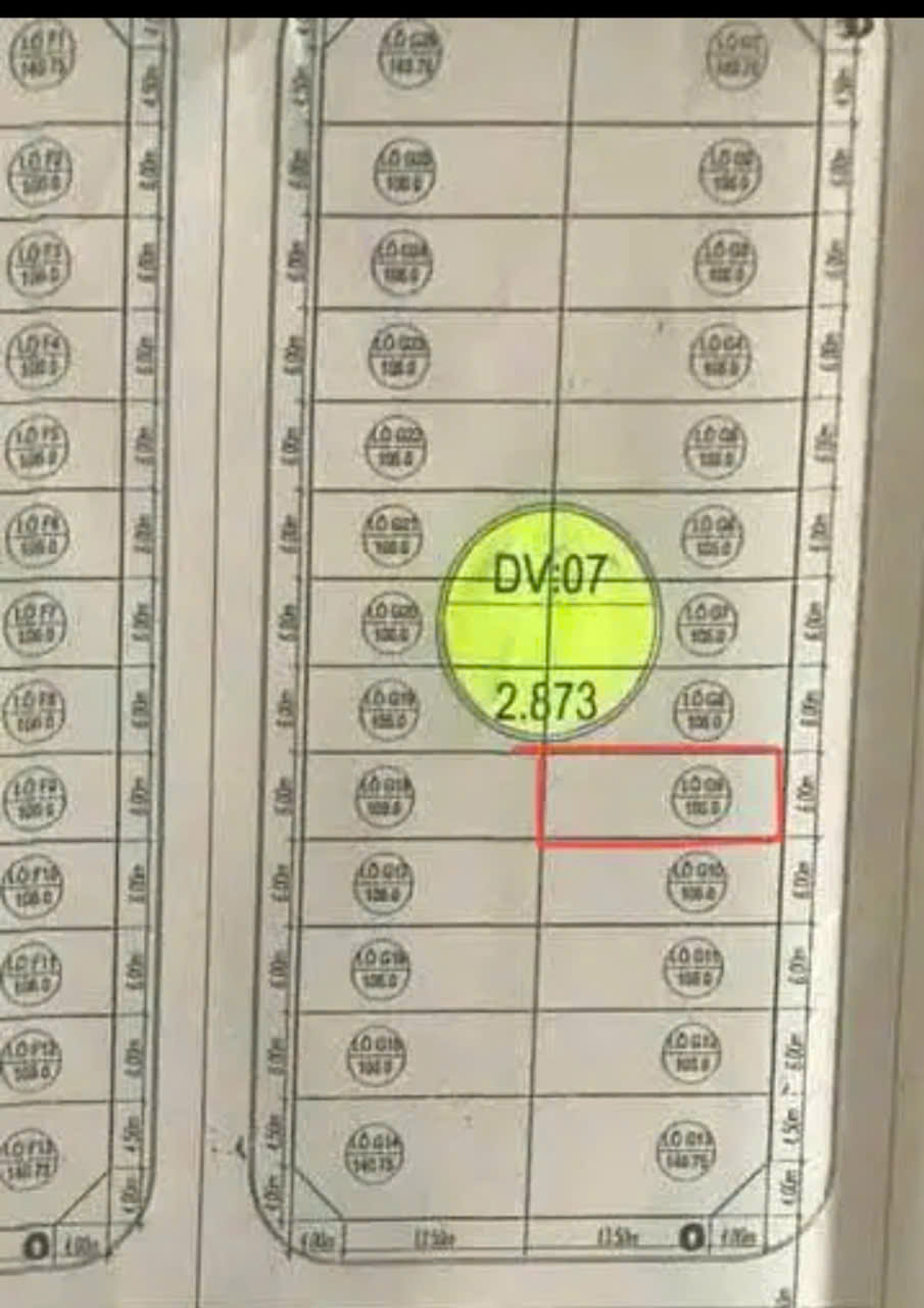 Bán lô đất dịch vụ phường Tích Sơn, TP Vĩnh Yên, tỉnh Vĩnh Phúc 105m2 mặt tiền 6m 