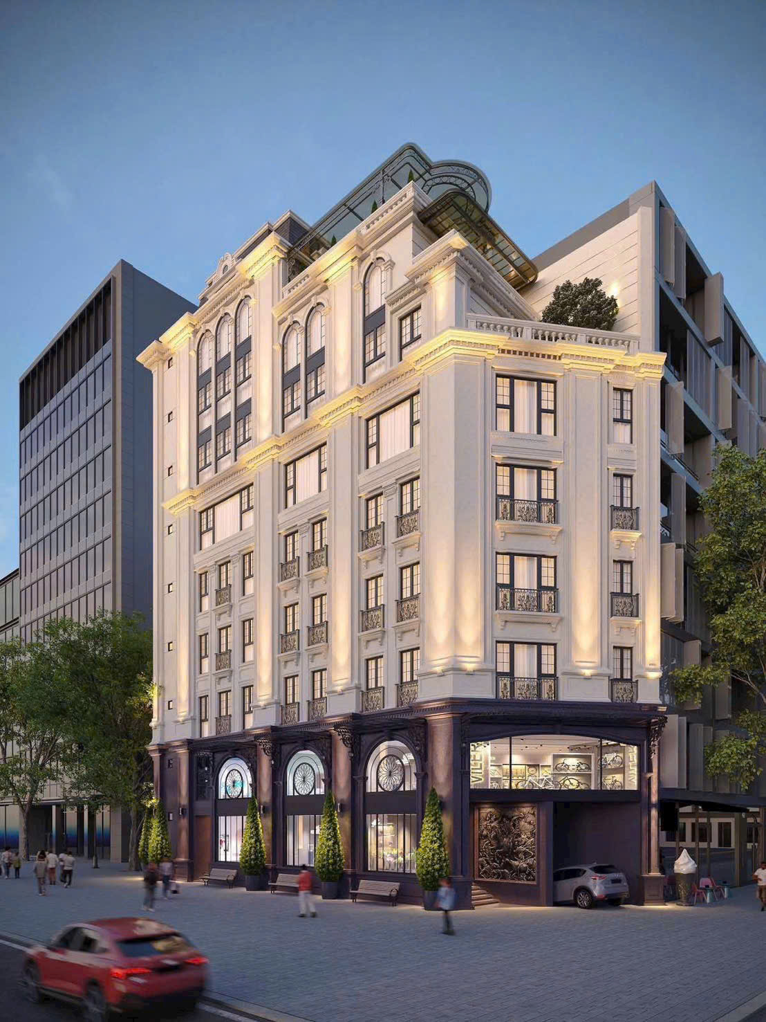 Binhbds cho thuê toà nhà 10 tầng trung tâm quận Ba Đình