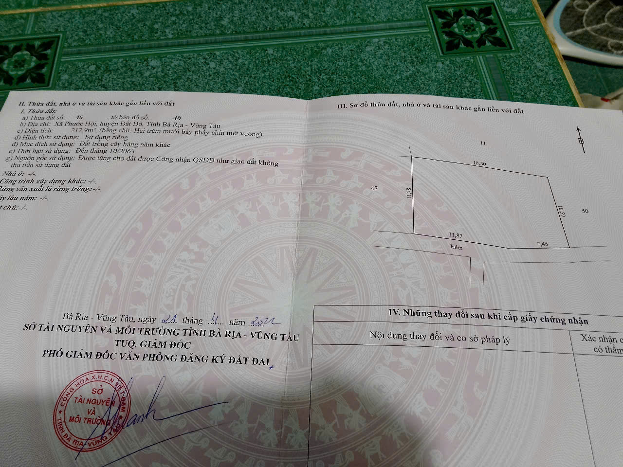 Bán Đất Phước Hội - Đất Đỏ Cách Đường DT44A Chỉ 10m Diện Tích 217m2 Bán Đất Phước Hội - Đất Đỏ Cách Đường DT44A Chỉ 10m Diện Tích 217m2