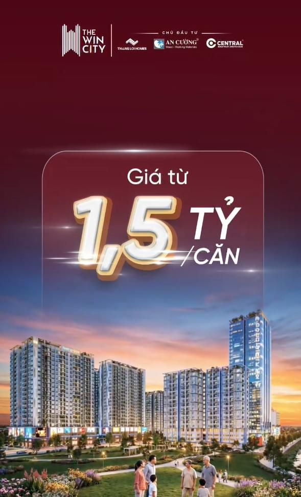 Tặng Voucher 100 triệu- Chiết khấu 7% - Miễn phí quản lý khi sờ hữu The Win City Tặng Voucher 100 triệu- Chiết khấu 7% - Miễn phí quản lý khi sờ hữu The Win City
