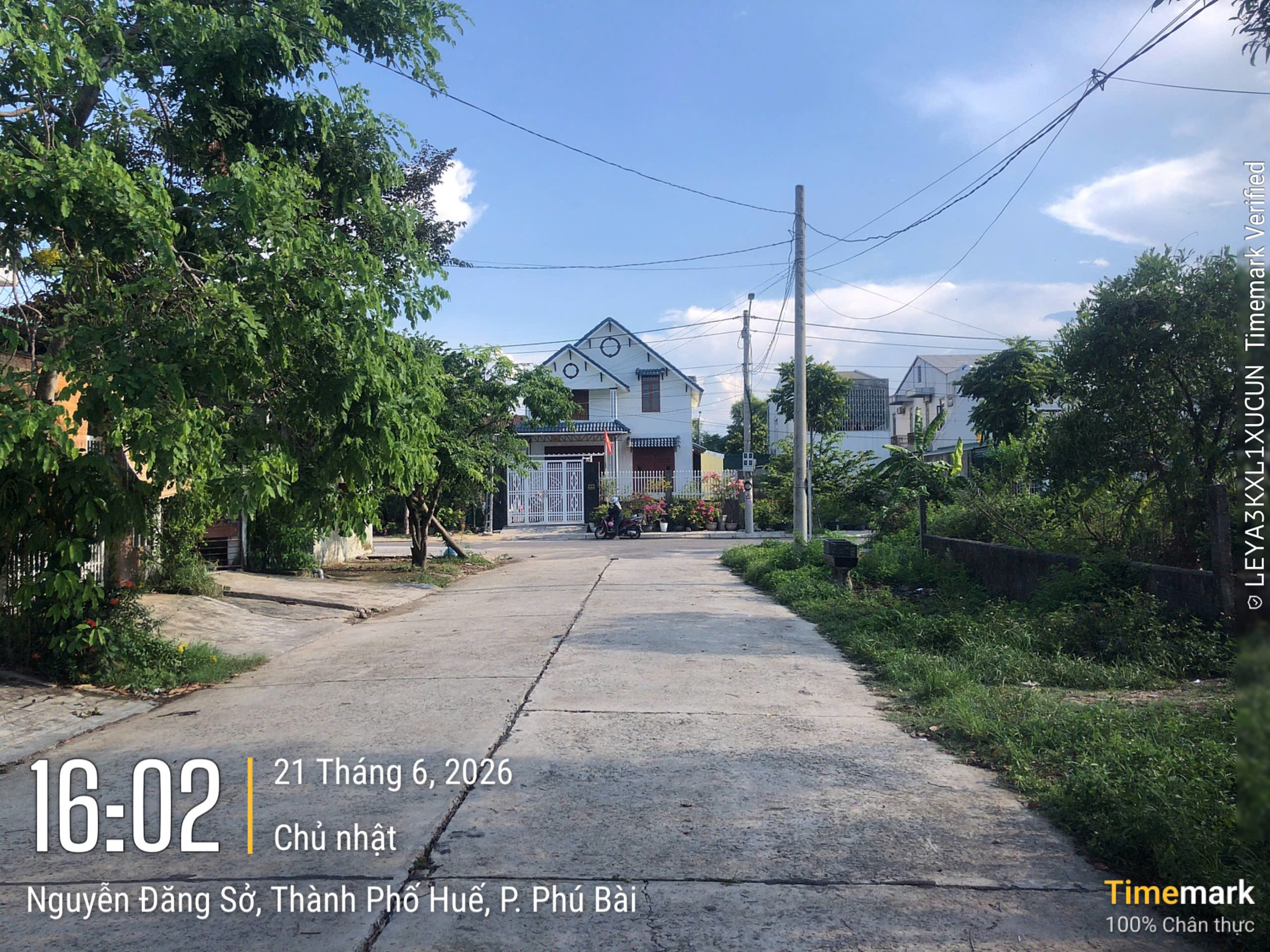 Bán đất 200m2 thổ cư Trưng Nữ Vương , P.Phú Bài, Hương Thuỷ, TP Huế.