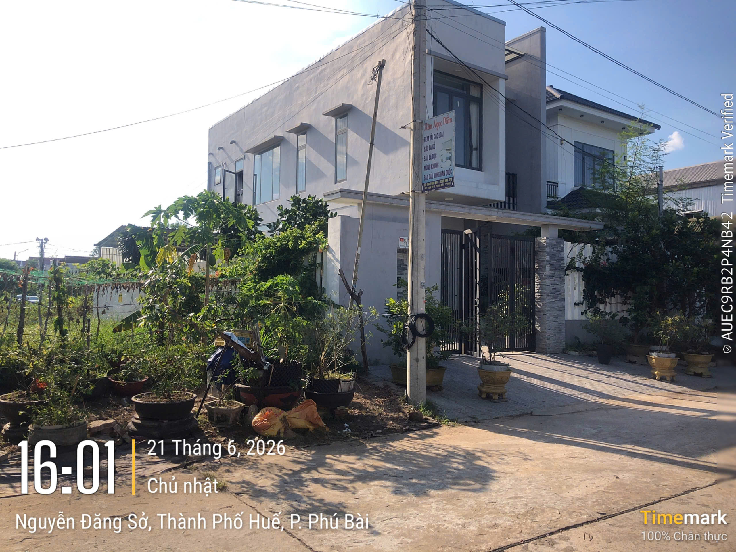 Bán đất 200m2 thổ cư Trưng Nữ Vương , P.Phú Bài, Hương Thuỷ, TP Huế.