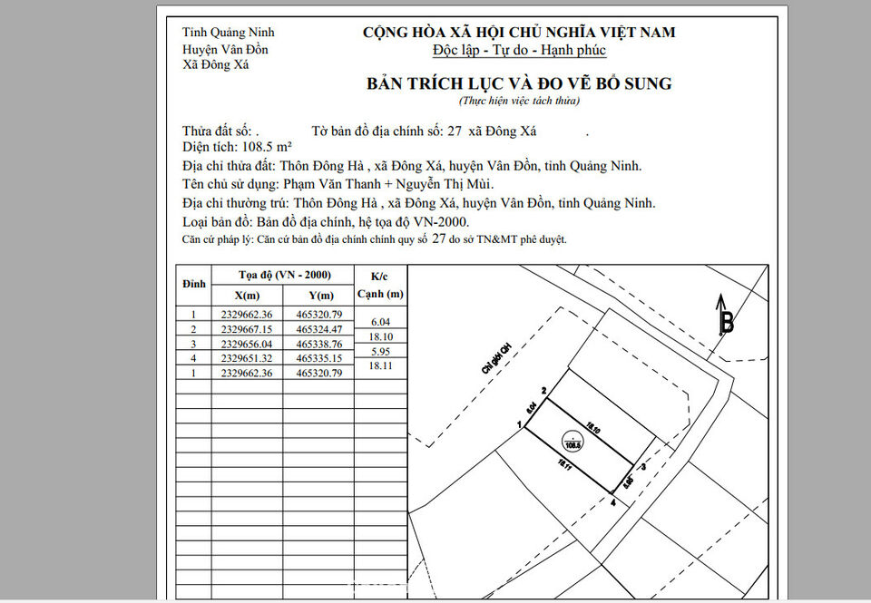 Mảnh đất ngay gần khu chợ và trung tâm thương mại đã có quy hoạch 1:500 tại khu kinh tế Vân Đồn Mảnh đất ngay gần khu chợ và trung tâm thương mại đã có quy hoạch 1:500 tại khu kinh tế Vân Đồn