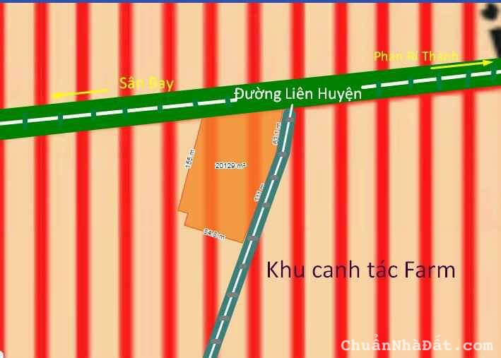 Bán Lô Đất Mặt Tiền Sông Lũy , Nằm Gần Farm Văn Minh