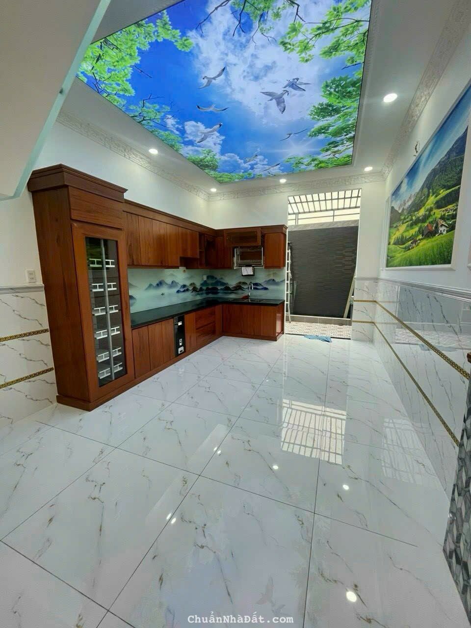 Nhà hẻm Liên khu 4-5,Bình Hưng Hòa B,Bình Tân dt 80m2 3 lầu 4pn 5wc giá 6ty300