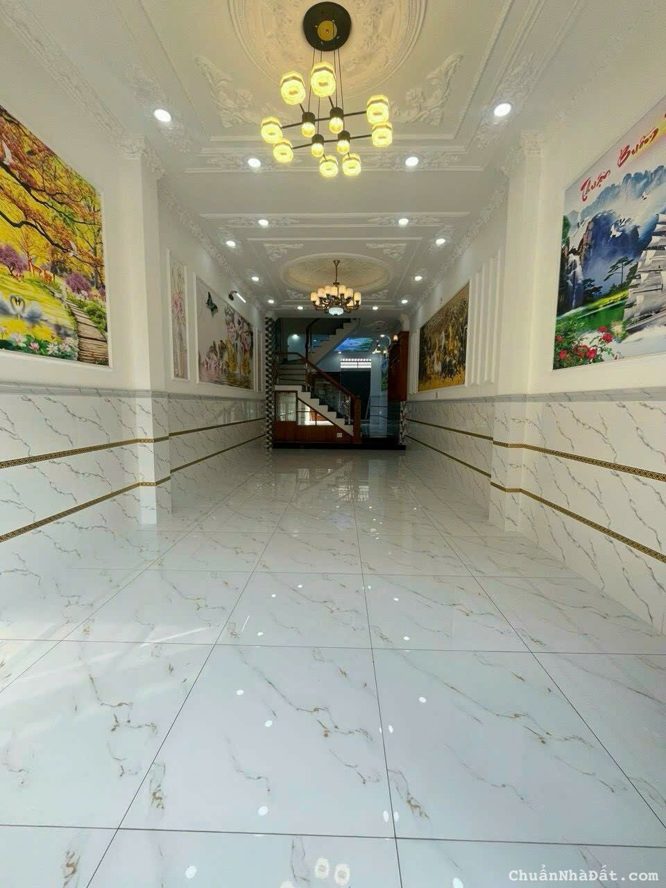 Nhà hẻm Liên khu 4-5,Bình Hưng Hòa B,Bình Tân dt 80m2 3 lầu 4pn 5wc giá 6ty300