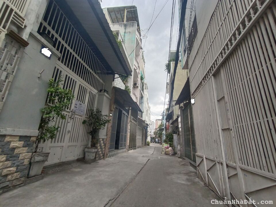 Cần bán nhà 1/ Gò Dầu, Tân Quý, hẻm ô tô, diện tích 53.6m2, ngang 4m03