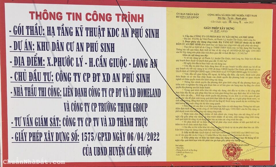 MỞ BÁN GĐ1 DỰ ÁN LUMINA GRAND SQUARE CẦN GIUỘC CHỈ TỪ 25TR/M2 - LH PHỤNG 0901.907.148