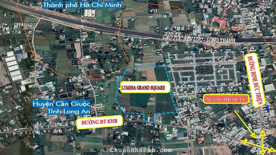 MỞ BÁN GĐ1 DỰ ÁN LUMINA GRAND SQUARE CẦN GIUỘC CHỈ TỪ 25TR/M2 - LH PHỤNG 0901.907.148