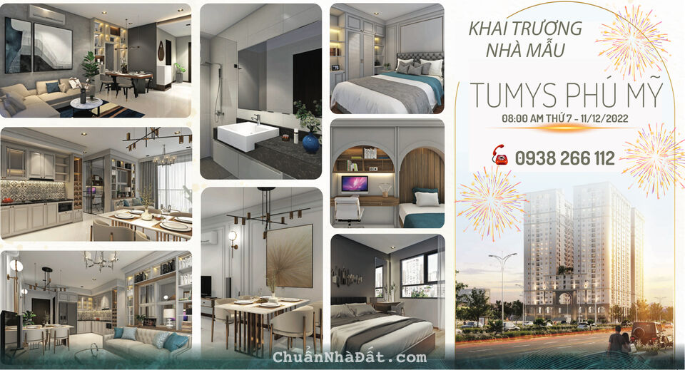 Căn Hộ B+ Tại Tâm Điểm TP Cảng Phú Mỹ Khai Trương Nhà Mẫu