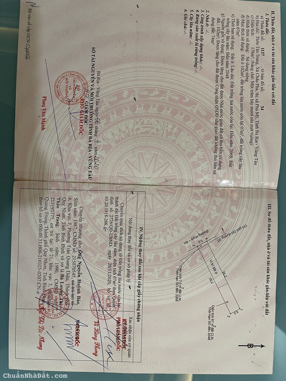 Cần Bán Nhanh Lô Đất Nền Sẵn Sổ Mặt Tiền Đường Lớn Tân Sơn, Châu Pha