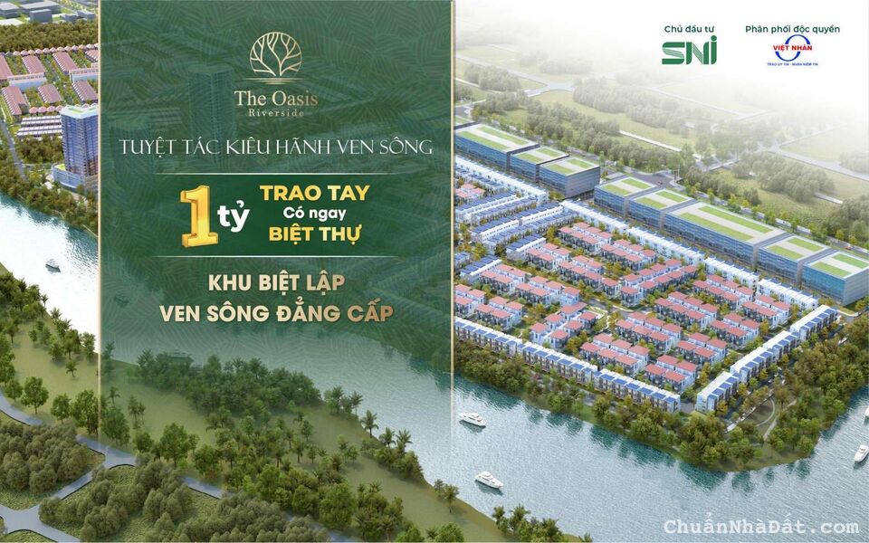 Chính thức ra mắt dự ven sông The Oasis Riverside Chính thức ra mắt dự ven sông The Oasis Riverside