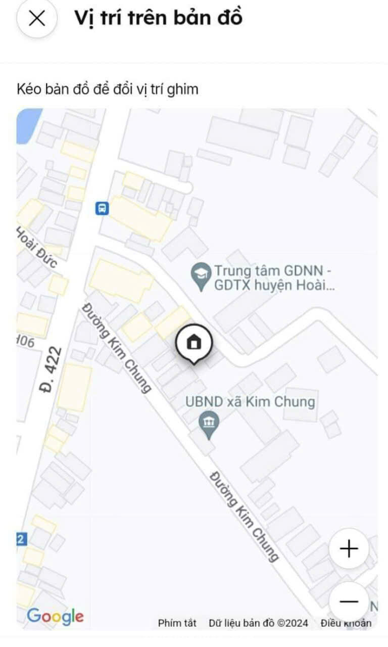 bán 100m đất phân lô - Kim Chung - Hoài Đức - mt 5m - ô tô tránh - giá 7,5 tỷ có th/lượng