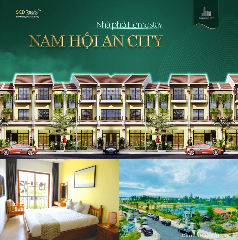 Nam Hội An City - Nhà phố thương mại 3 Tầng - 5 Phòng Ngủ