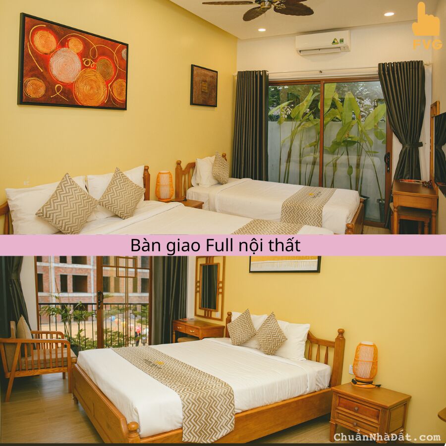 Nhà phố ven sông phong cách phố cổ tại Hội An - bàn giao full nội thất cao cấp