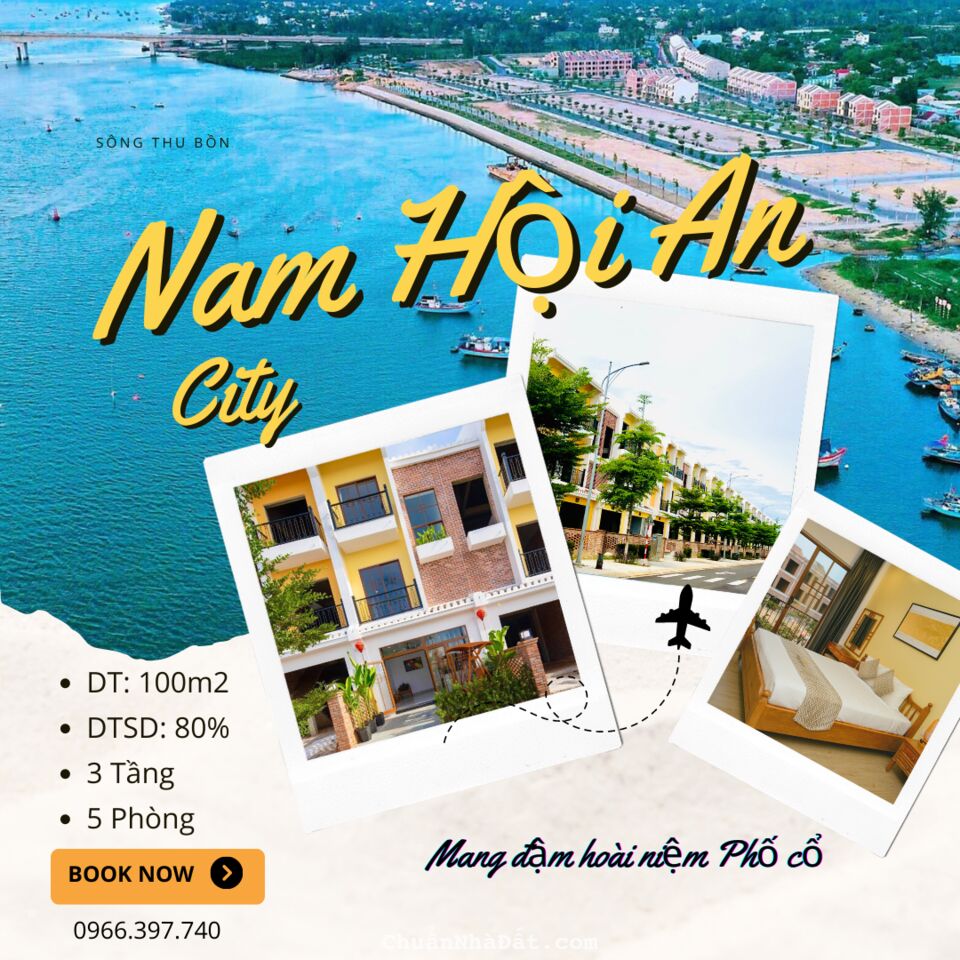 Nhà phố ven sông phong cách phố cổ tại Hội An - bàn giao full nội thất cao cấp