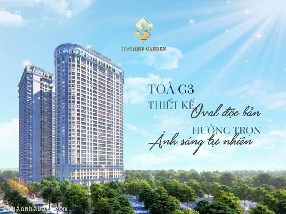 Suất ngoại giao căn Penthouse 4PN toà Sunshine Garden Hai Bà Trưng ck 10%